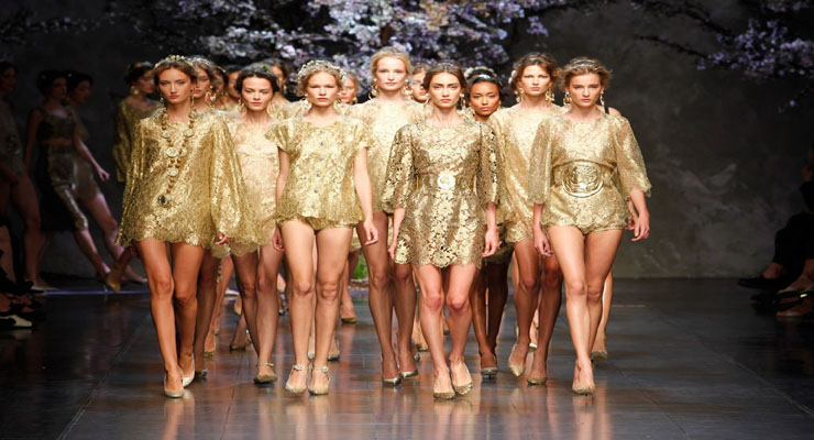 Dolce and Gabbana catwalk