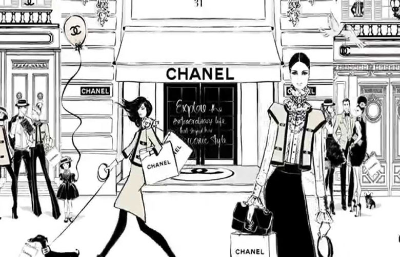 Megan Hess Coco Chanel the illustrated world of a fashion icon