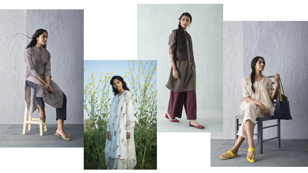 Mulmul kurtas and clothing range