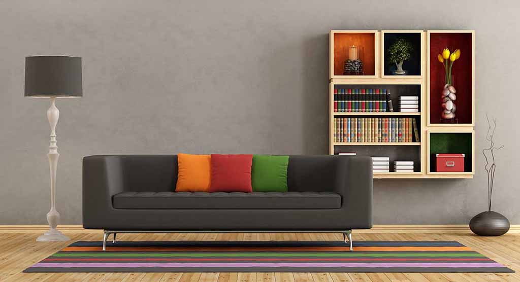 interior of Indian living room – metallic interior designs – interior designers 