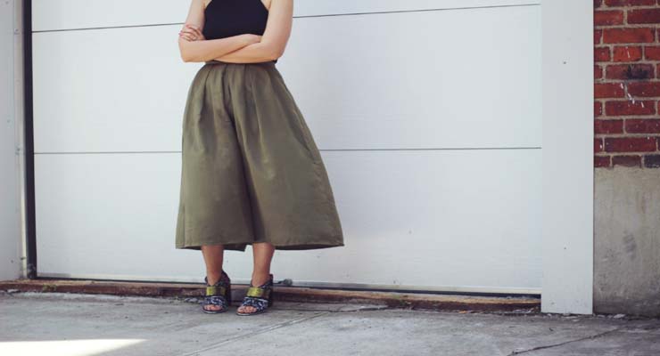 Culottes pants style clothing 