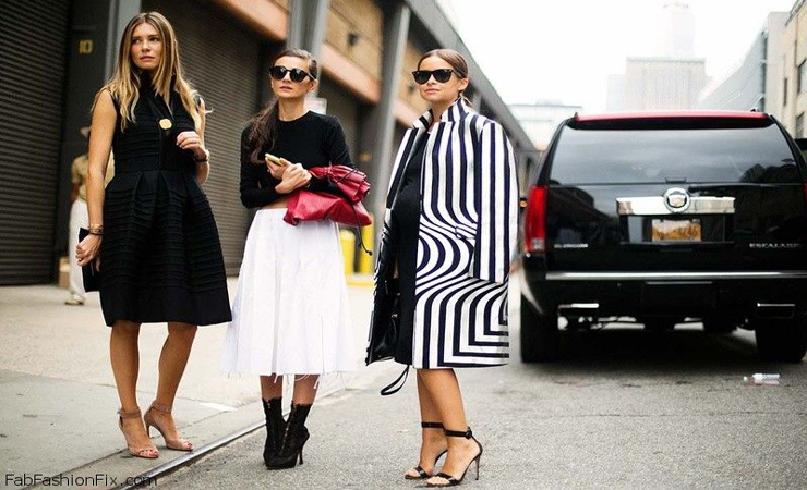 fashion show fashion week street style – black clothing