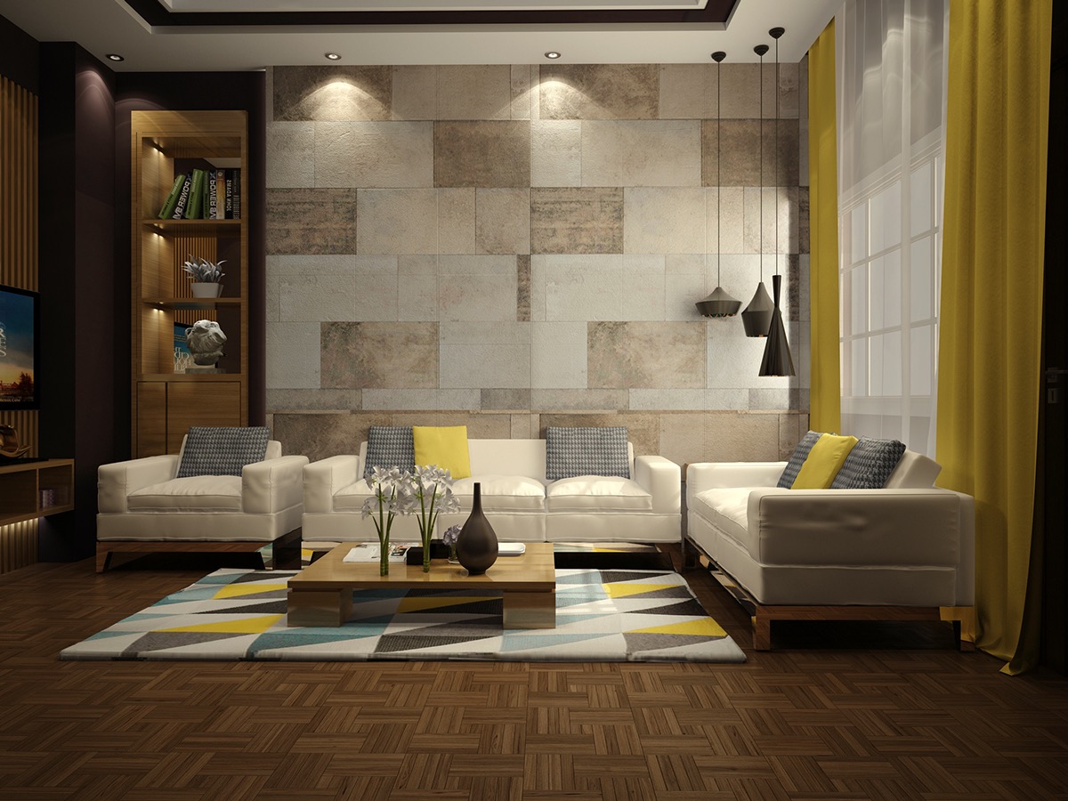 tiled-living-room-walls